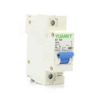Yuanky iec947-2 1p 2p 3p 4p 1p+n 100a вимикачі MCB Стандарт MCB