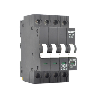 MCB 4 PELE 60 AMP MCB для пластичного модульного магнітного вимикача