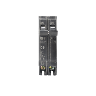 MCB OEM 30 AMP 15A Тонкий стиль Чорний міні -вимикач 1p 2p Електричне обладнання